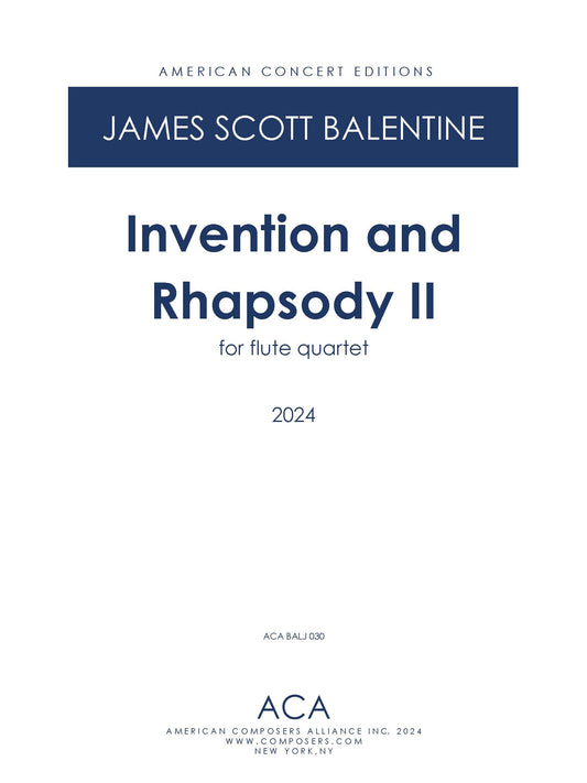 Invention and Rhapsody II