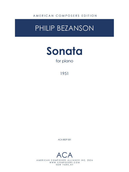 SONATA FOR PIANO