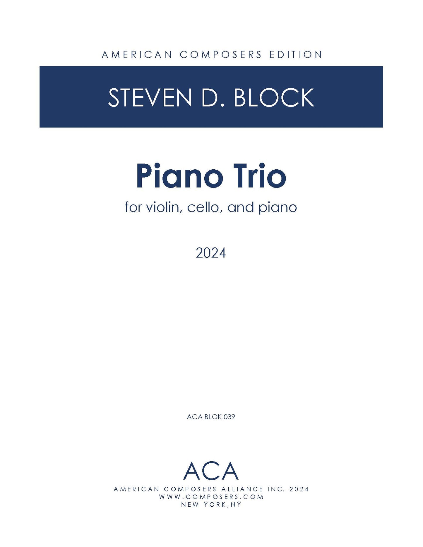 Piano Trio