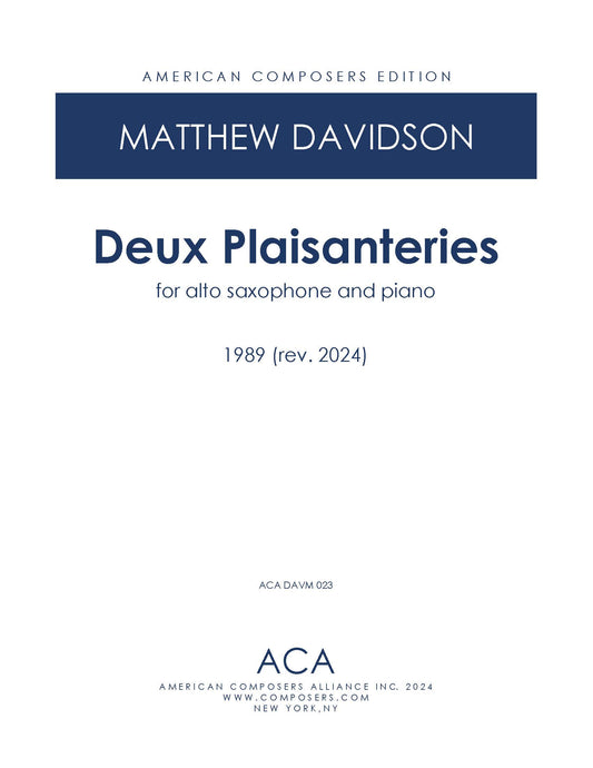 Deux Plaisanteries