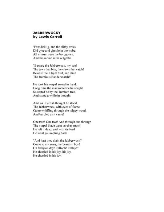 Jabberwocky
