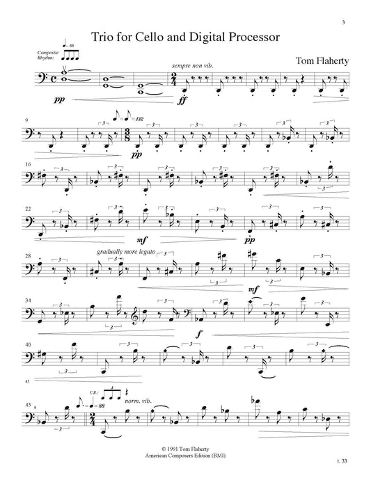 Trio for Cello and Live Processor