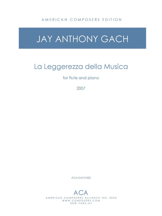 La Leggerezza della Musica