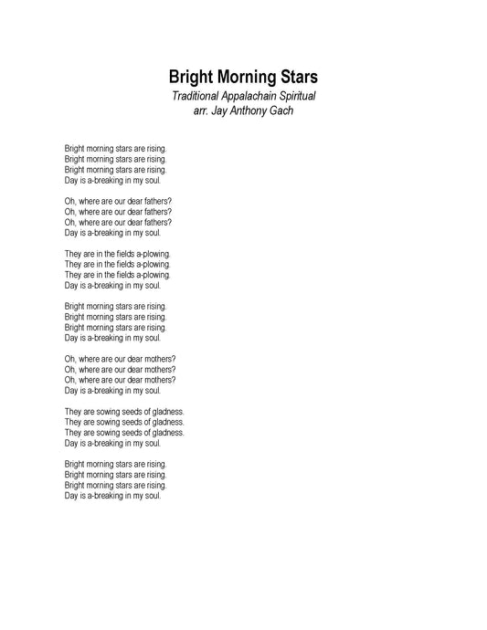 Bright Morning Stars