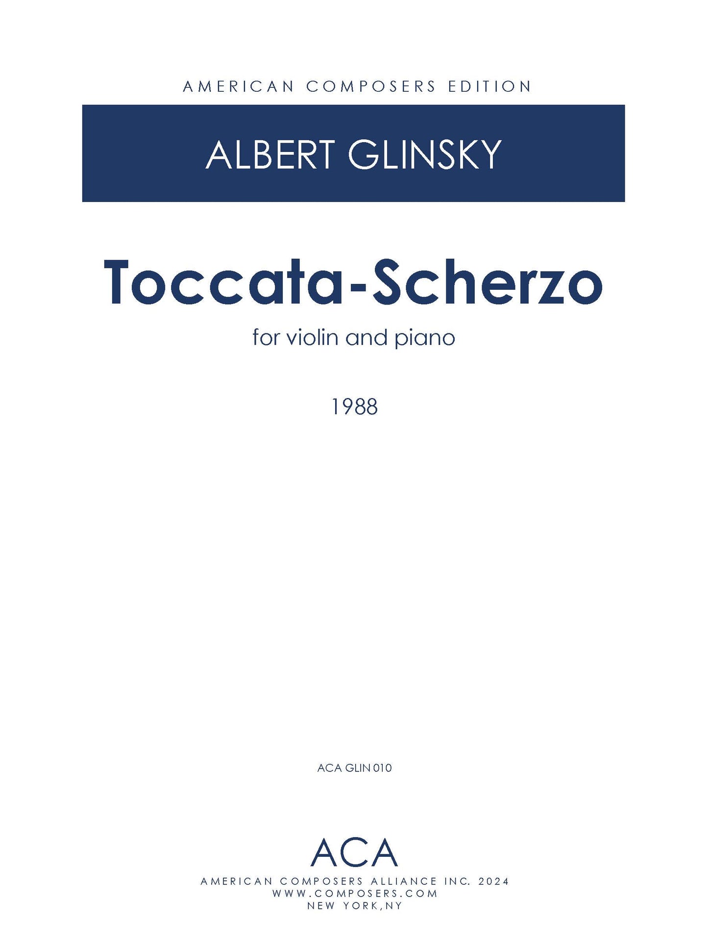 TOCCATA-SCHERZO