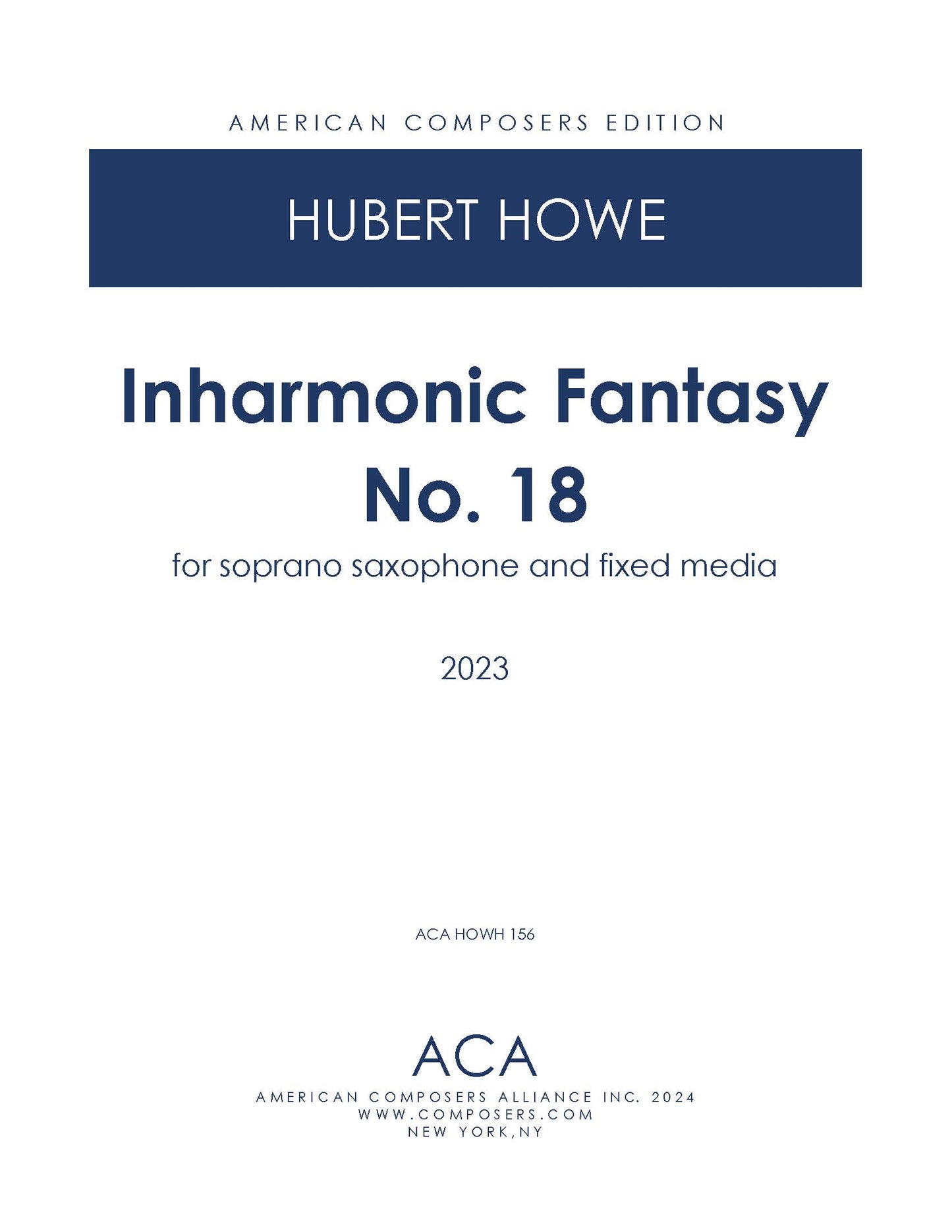 Inharmonic Fantasy No. 18