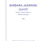 QUINTET for Flute, Clarinet, Bassoon, Trumpet, and Piano