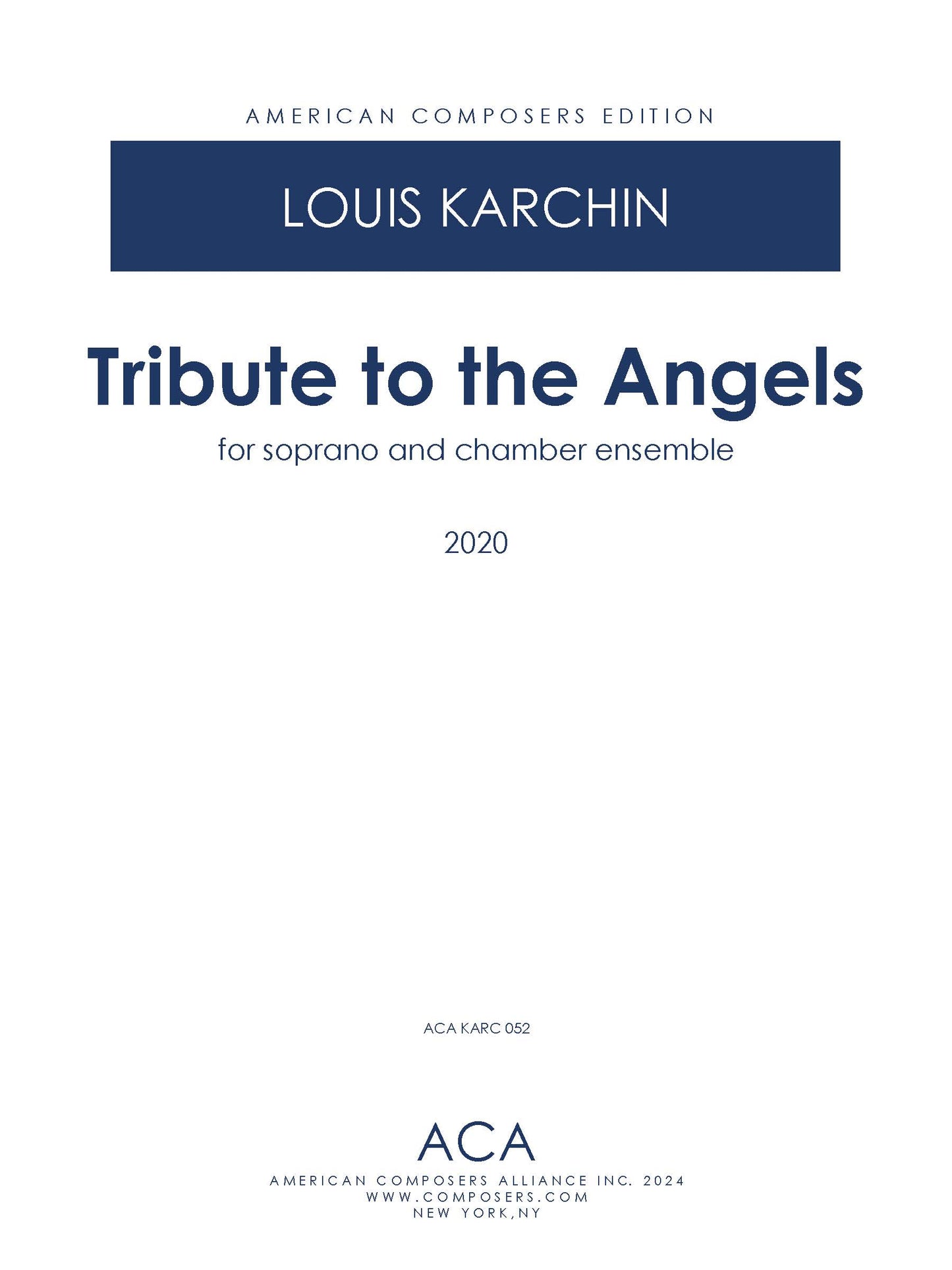 TRIBUTE TO THE ANGELS