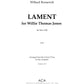 Lament for Willie Thomas Jones