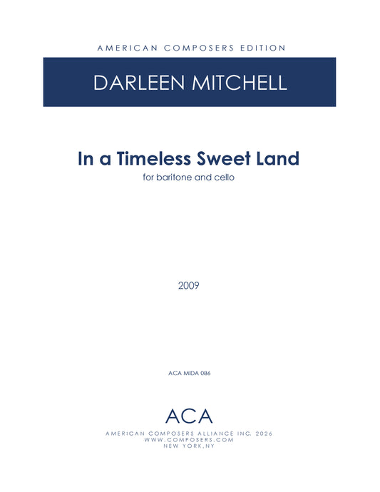 In A Timeless Sweet Land