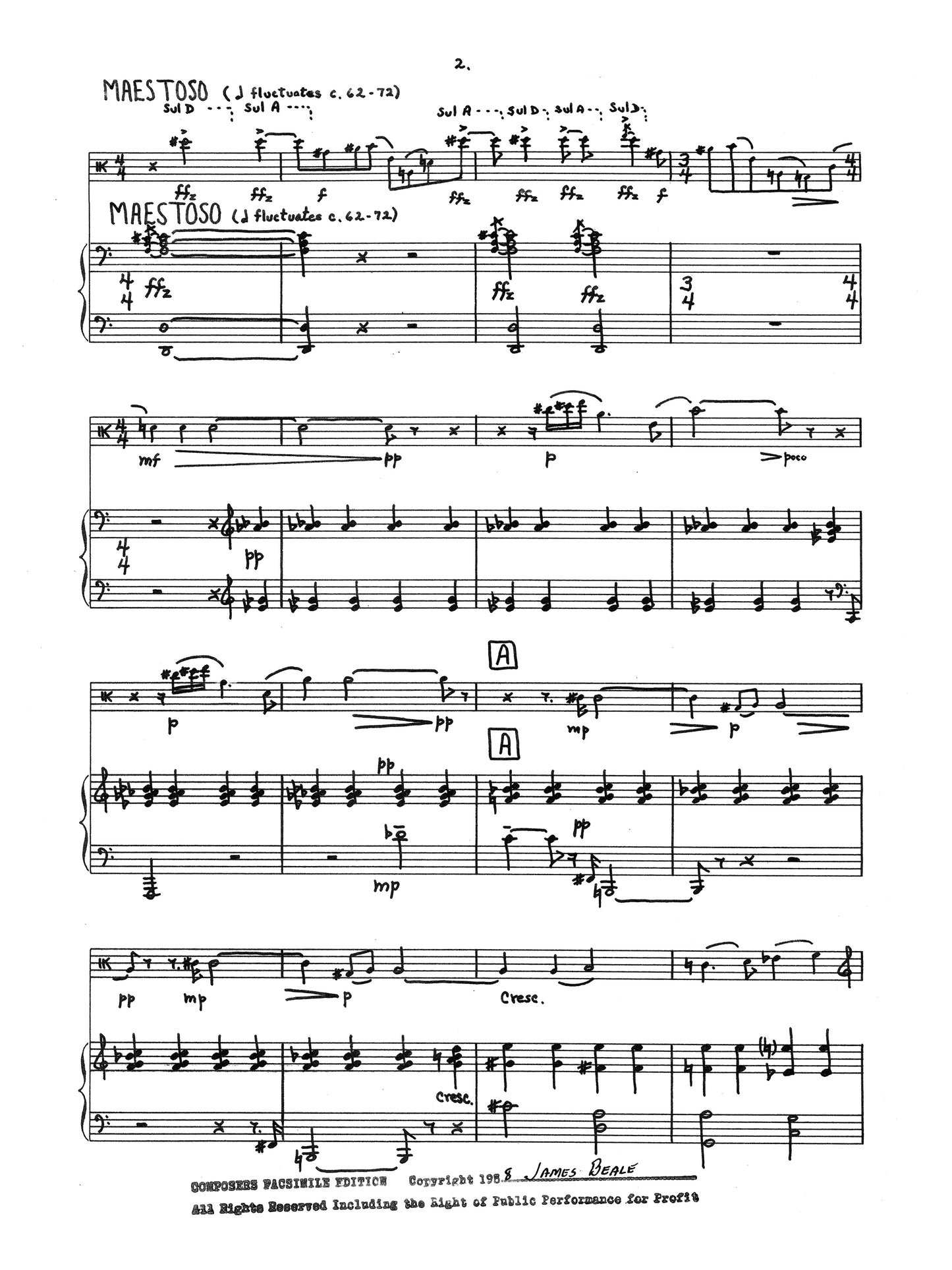 BALLADE FOR VIOLA and PIANO