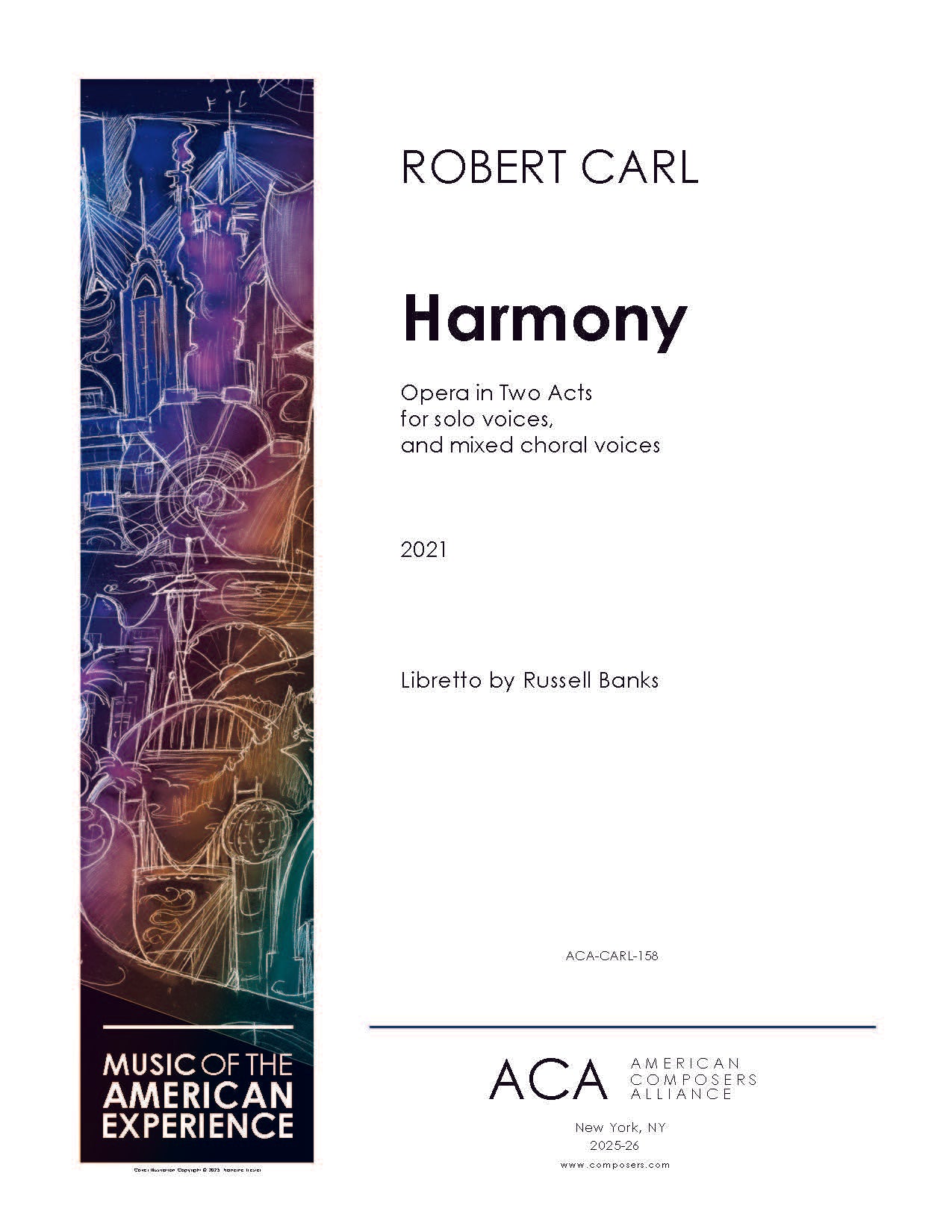 Harmony - Opera in Two Acts