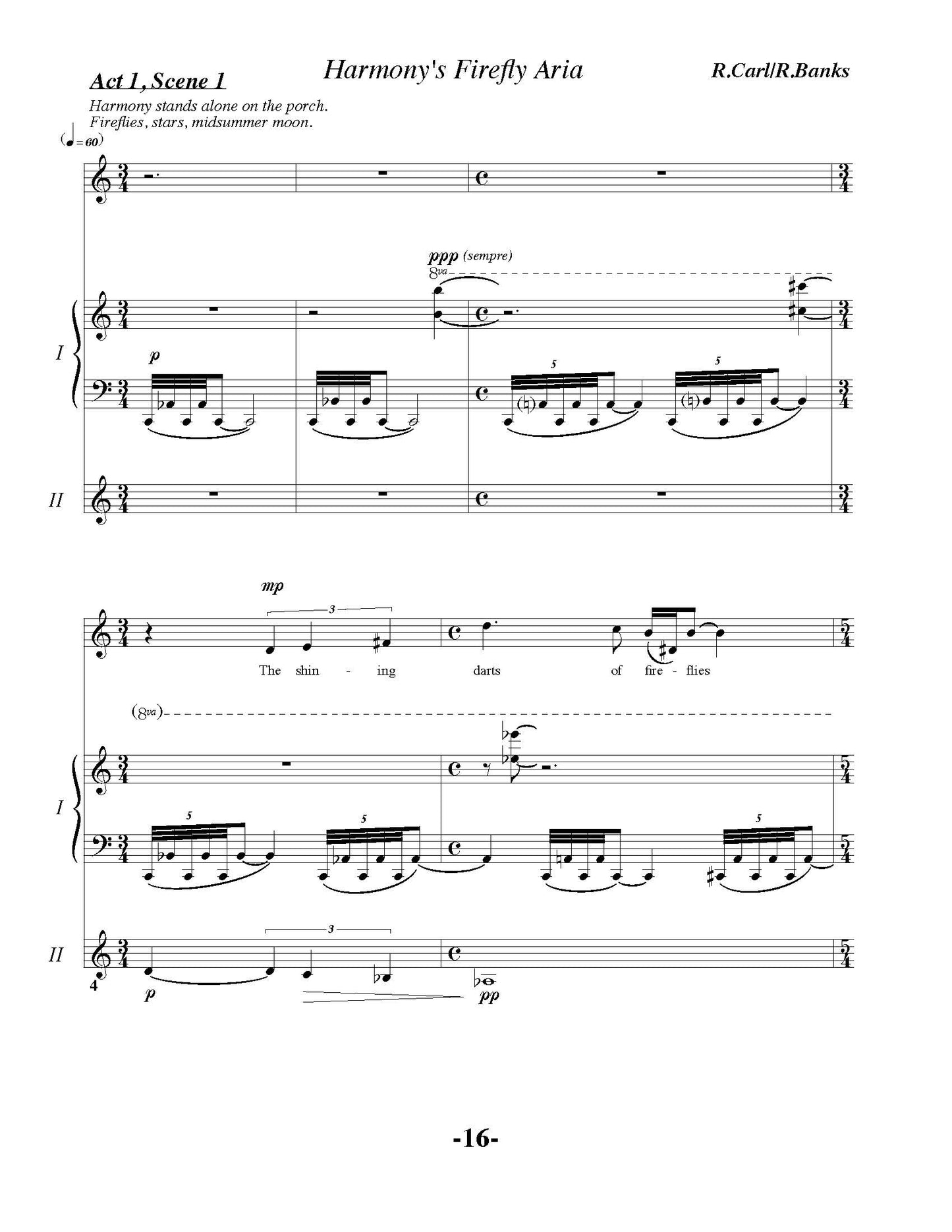 Harmony - Opera in Two Acts