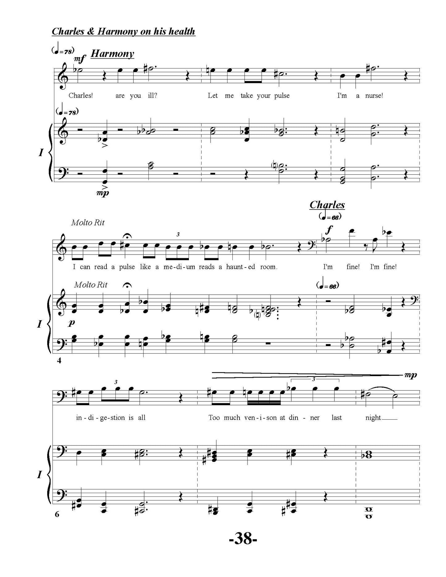 Harmony - Opera in Two Acts