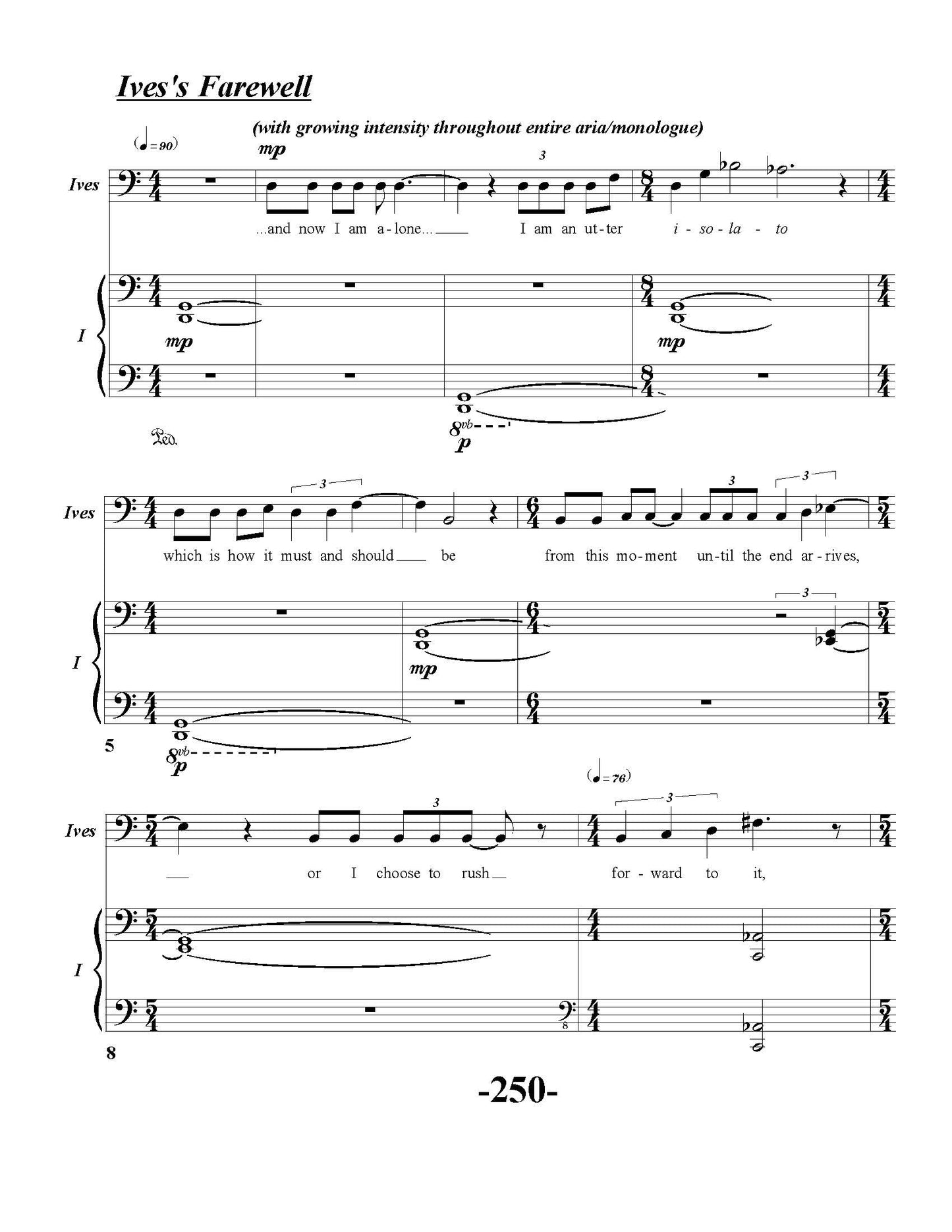 Harmony - Opera in Two Acts