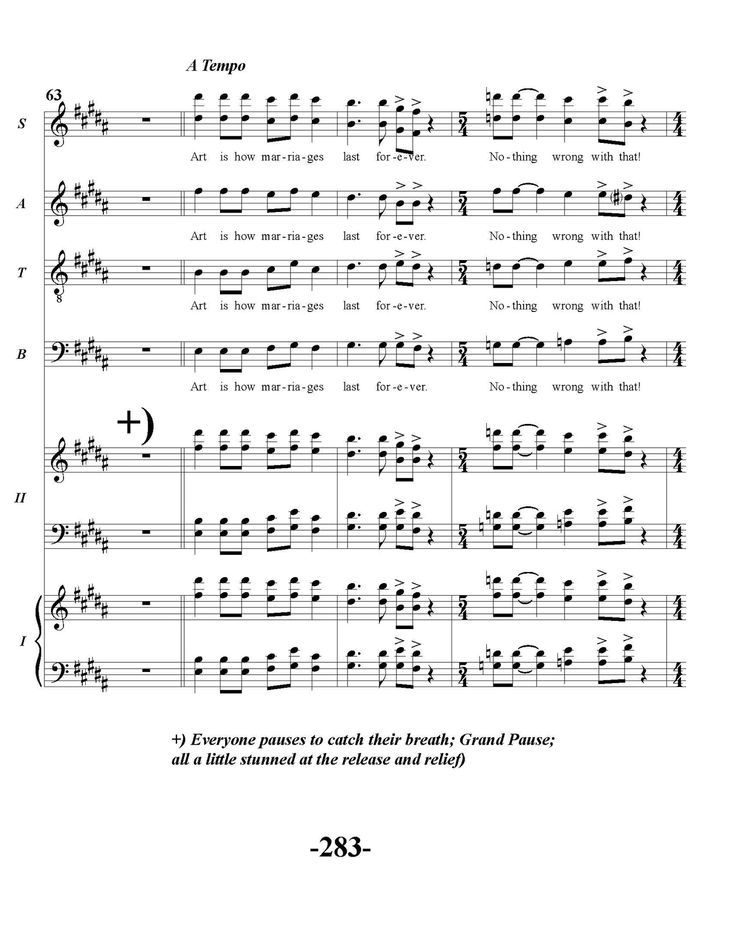 Harmony - Opera in Two Acts