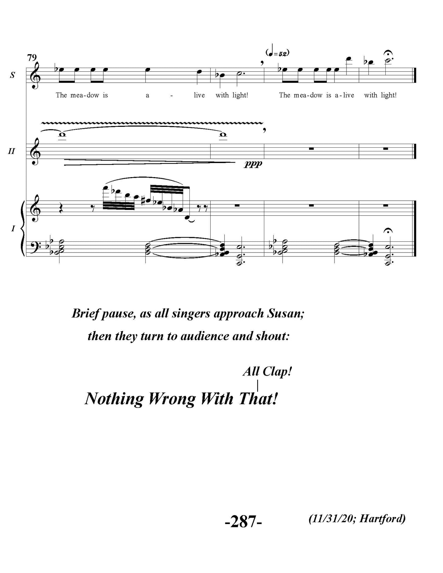 Harmony - Opera in Two Acts