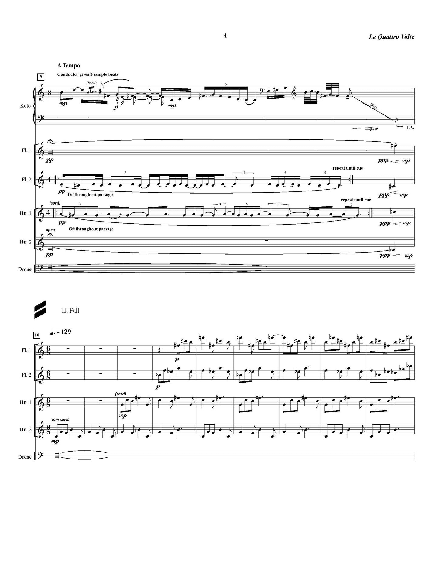LE QUATTRO VOLTE (Four Changes)