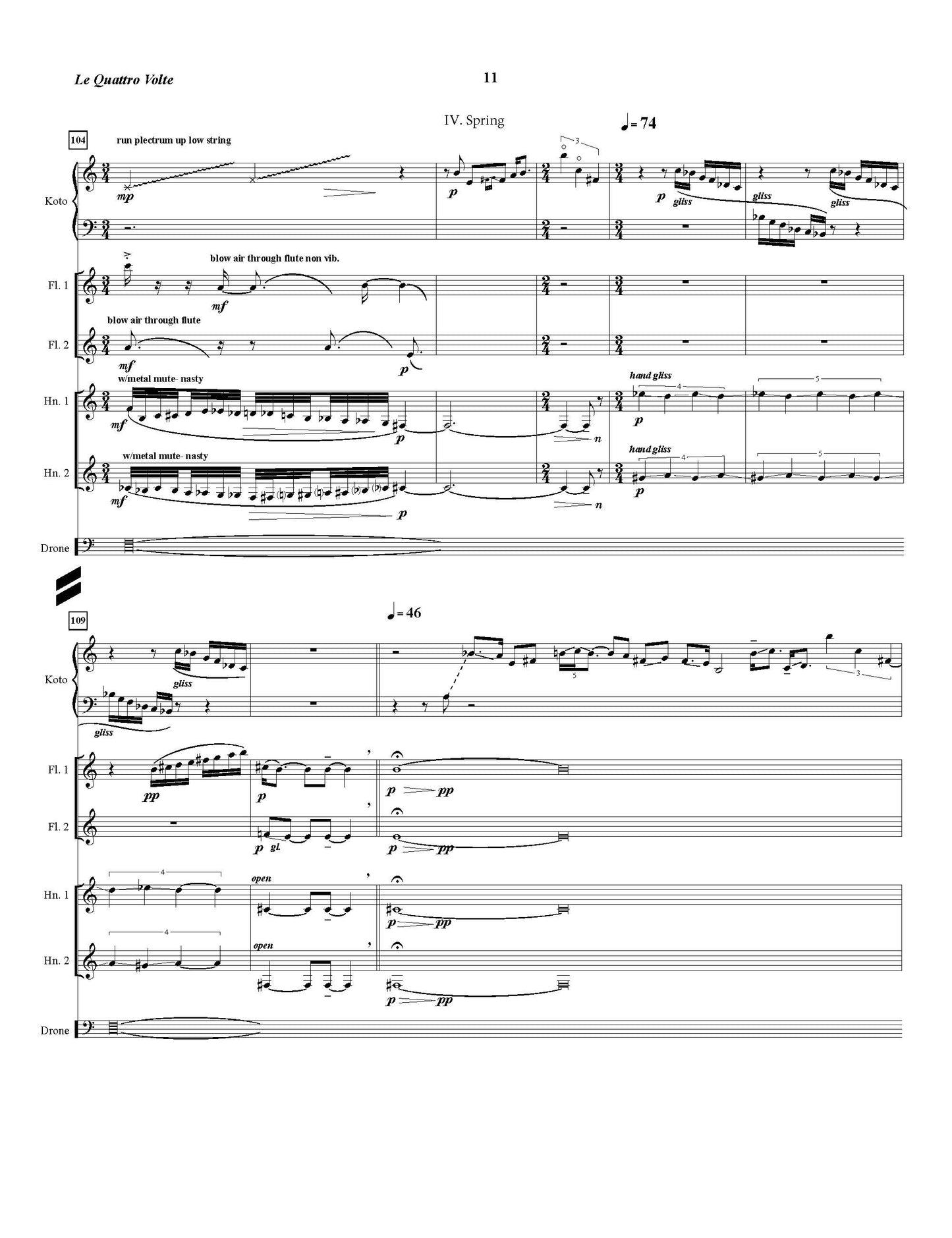 LE QUATTRO VOLTE (Four Changes)