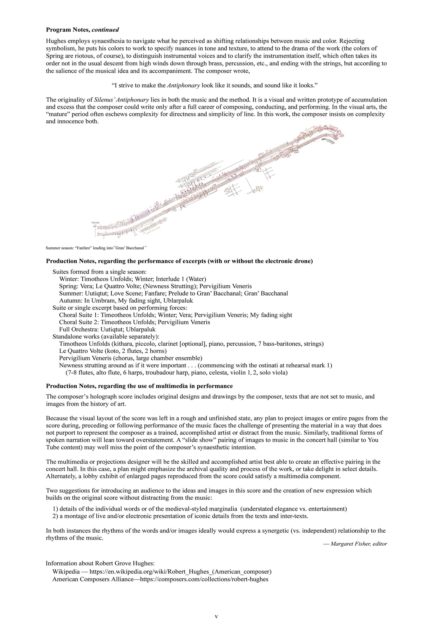 Silenus' Antiphonary