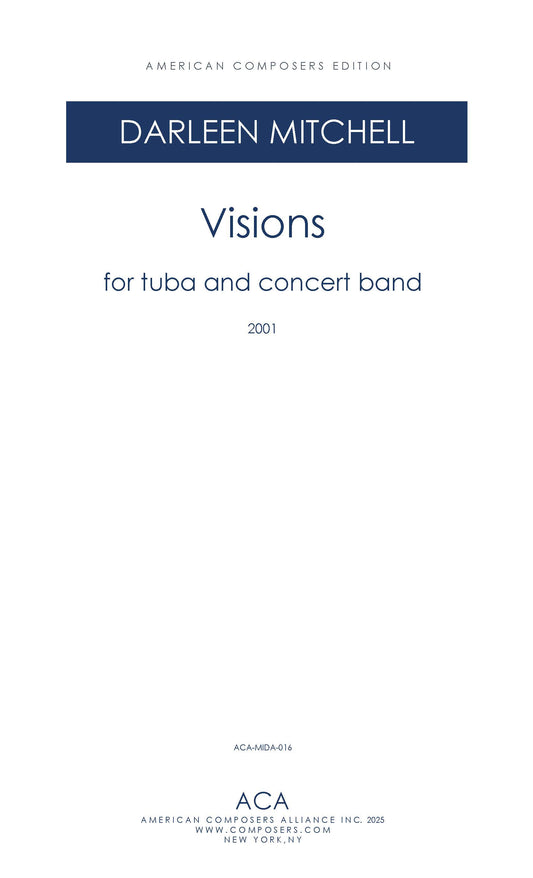 Visions: Concerto For Tuba And Concert Band
