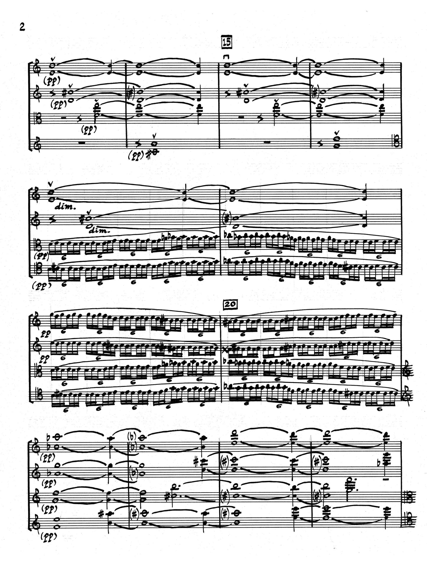 STRING QUARTET 1962-3