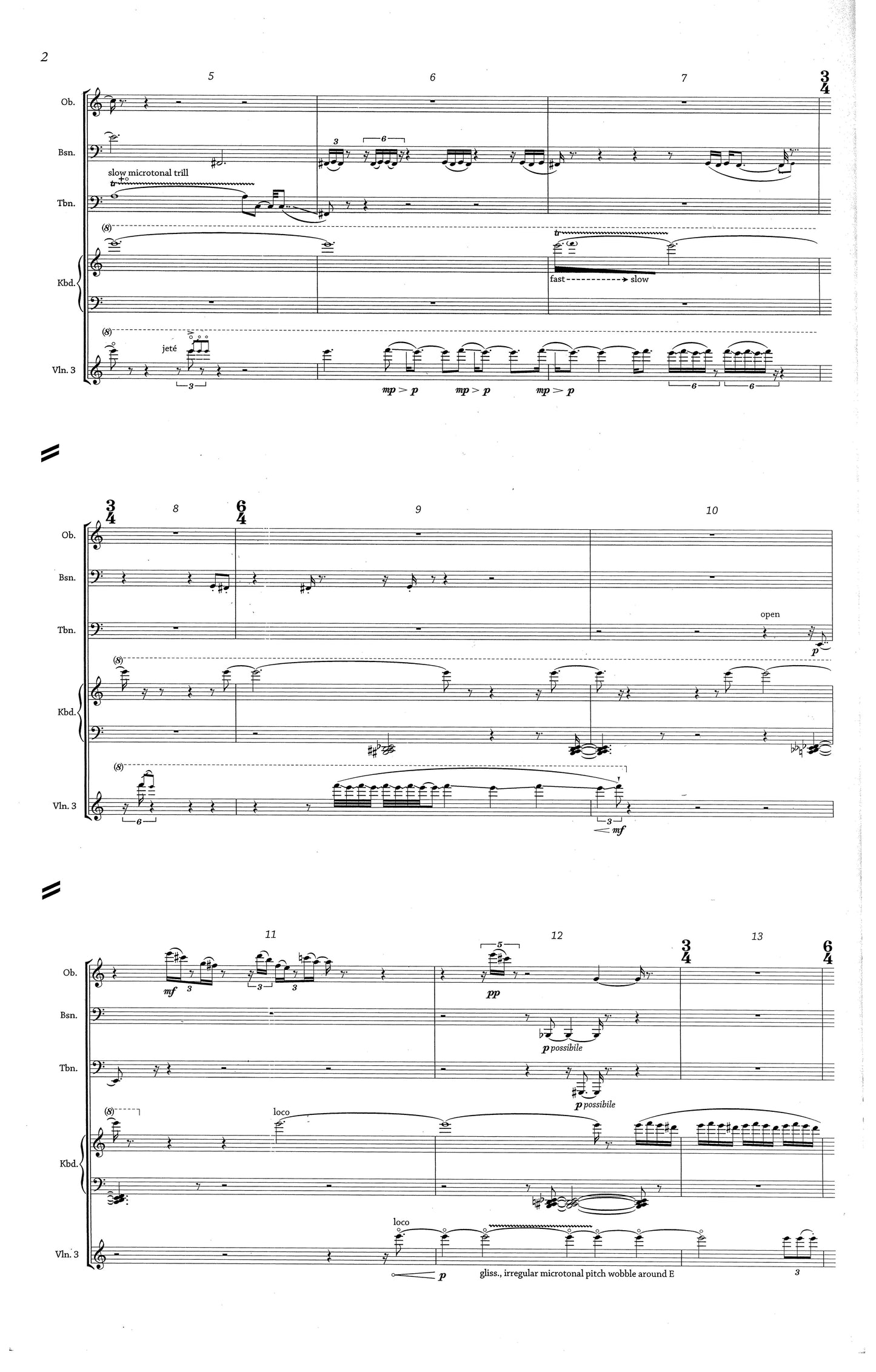 THIN MUSIC / THICK MUSIC Two Pieces for Twenty Players - i. THIN MUSIC