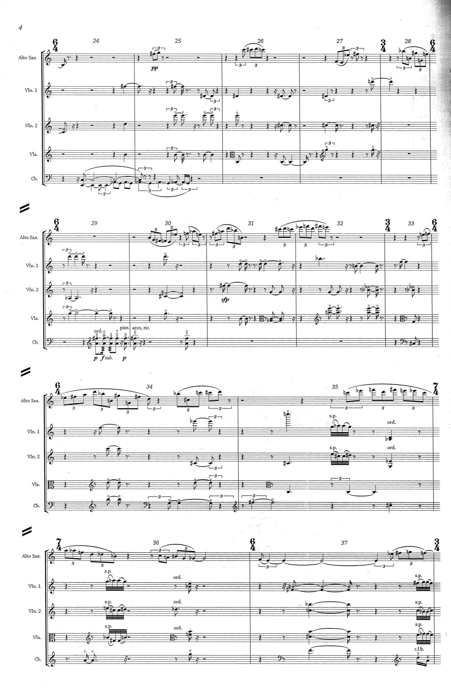 THIN MUSIC / THICK MUSIC Two Pieces for Twenty Players - i. THIN MUSIC