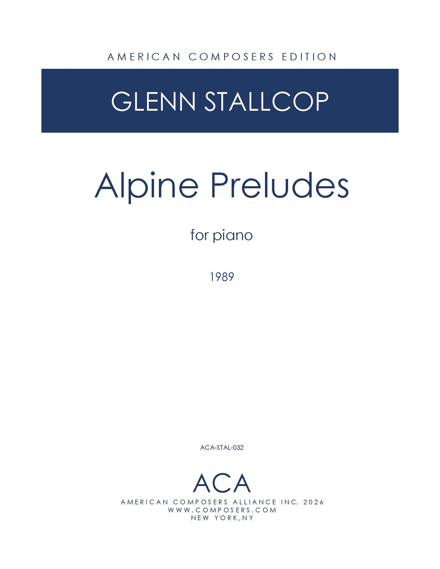 ALPINE PRELUDES