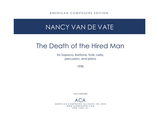 DEATH OF THE HIRED MAN - full score