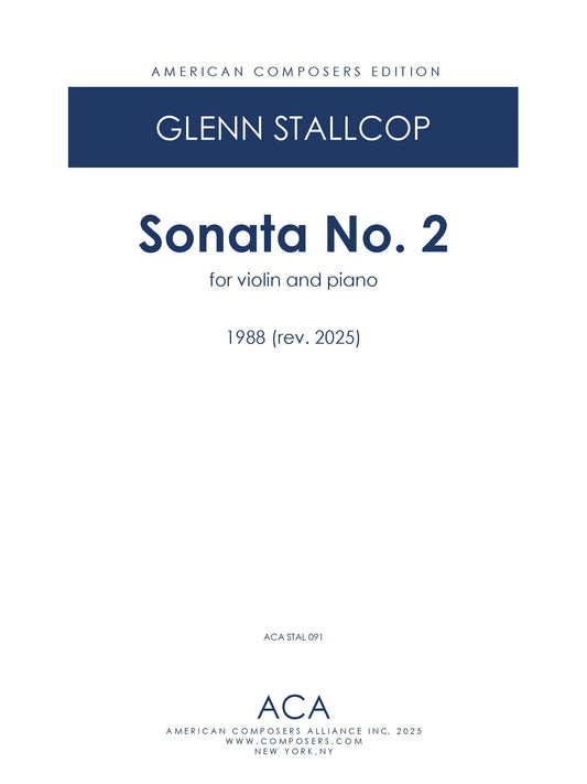 Sonata No. 2 for Violin and Piano