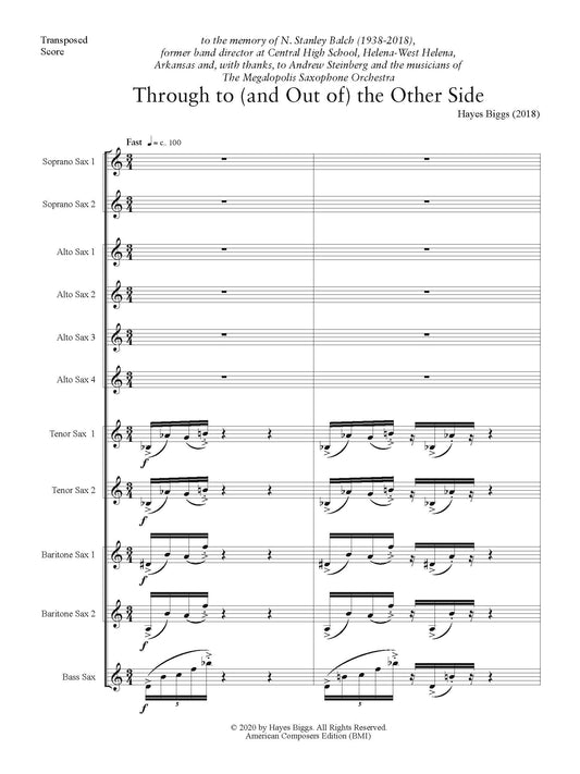Through to (and Out of) the Other Side