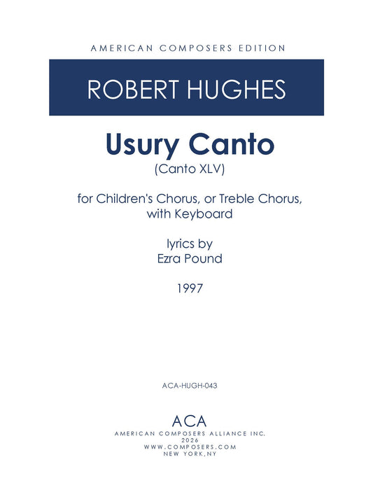 Usury Canto (Canto XLV)