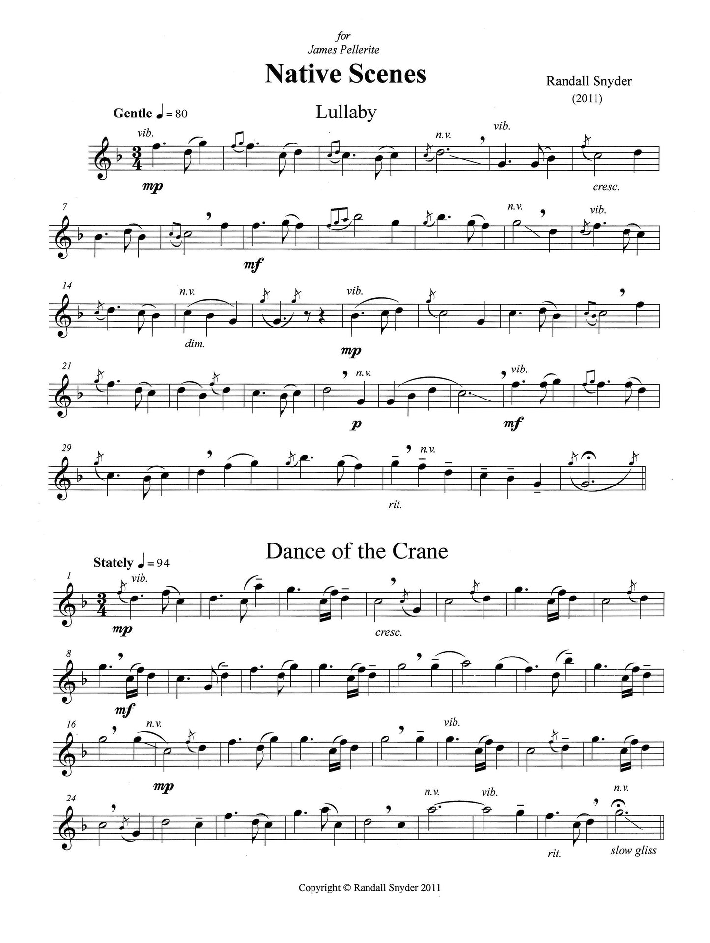 Native Scenes Solos and Duos