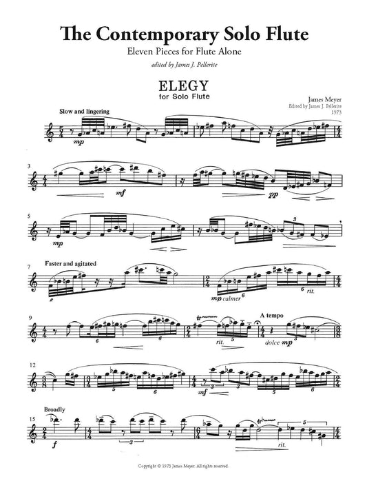 The Contemporary Solo Flute - Vols 1 & 2