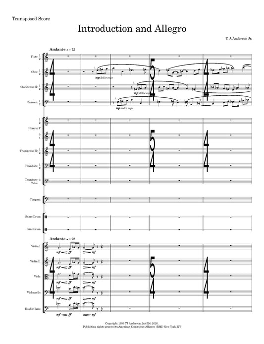 Introduction and Allegro