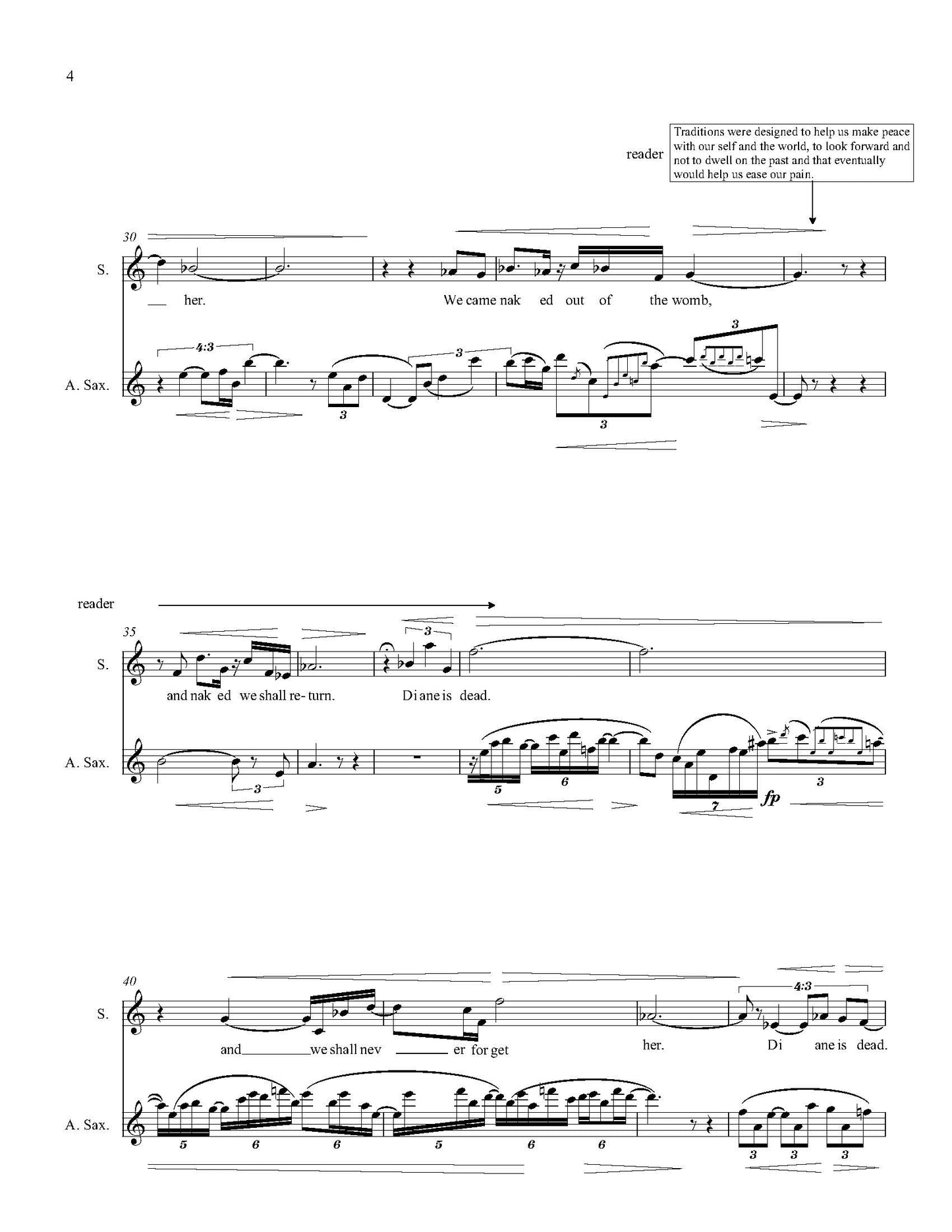 ELEGY: A Song of Hope, for Alto Saxophone and Voice