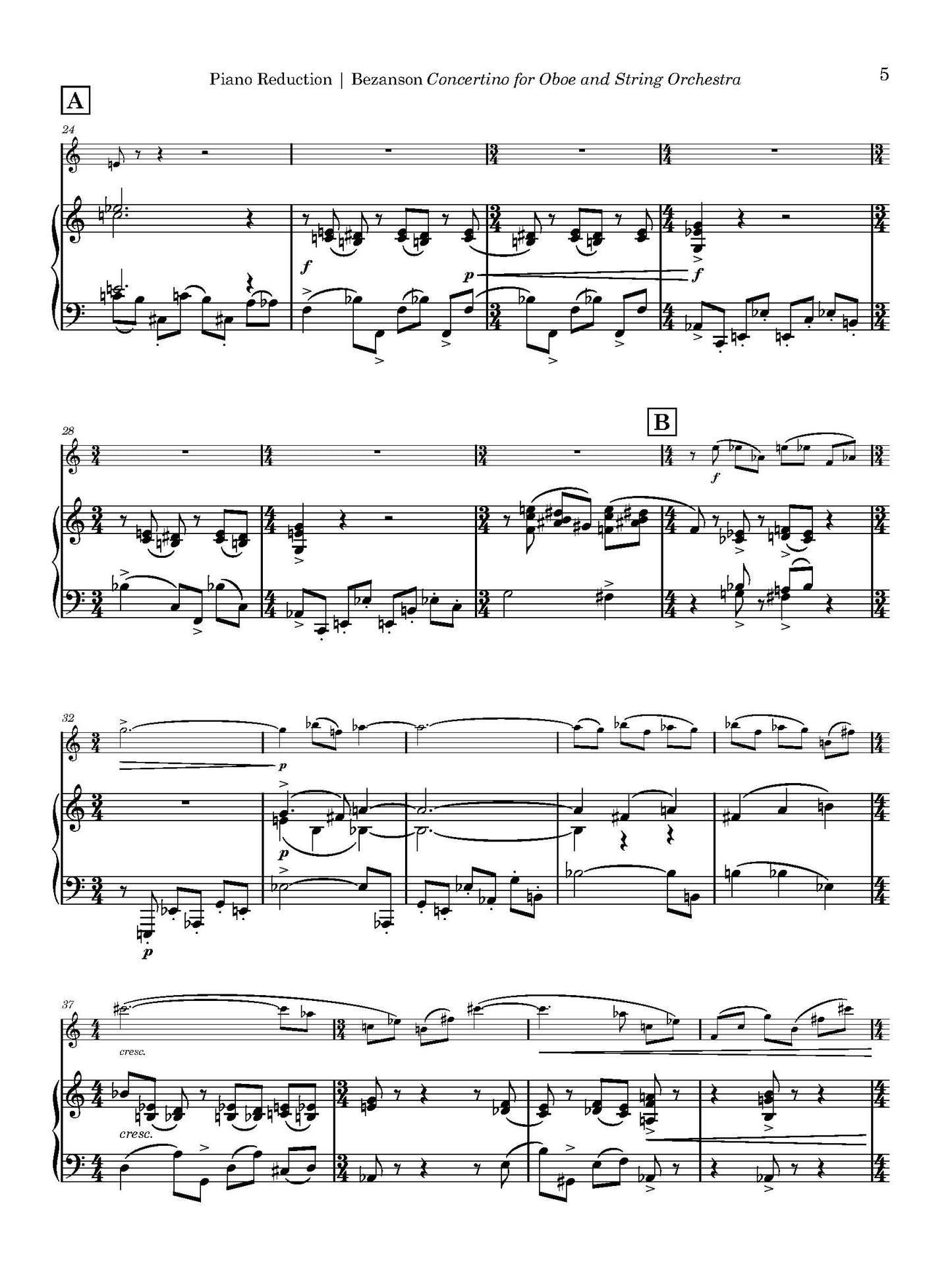 Concertino for Oboe and String Orchestra