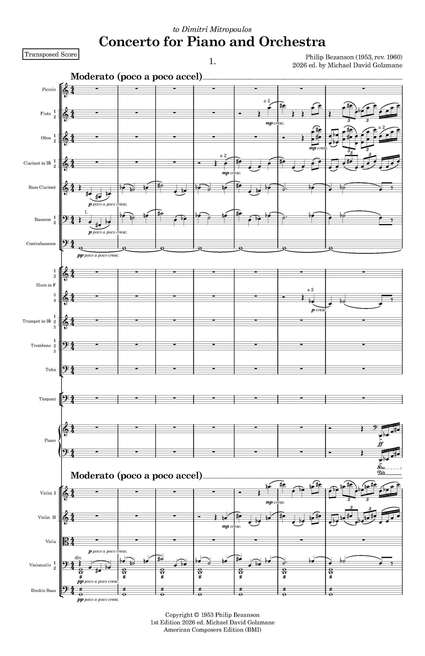 Concerto for Piano and Orchestra