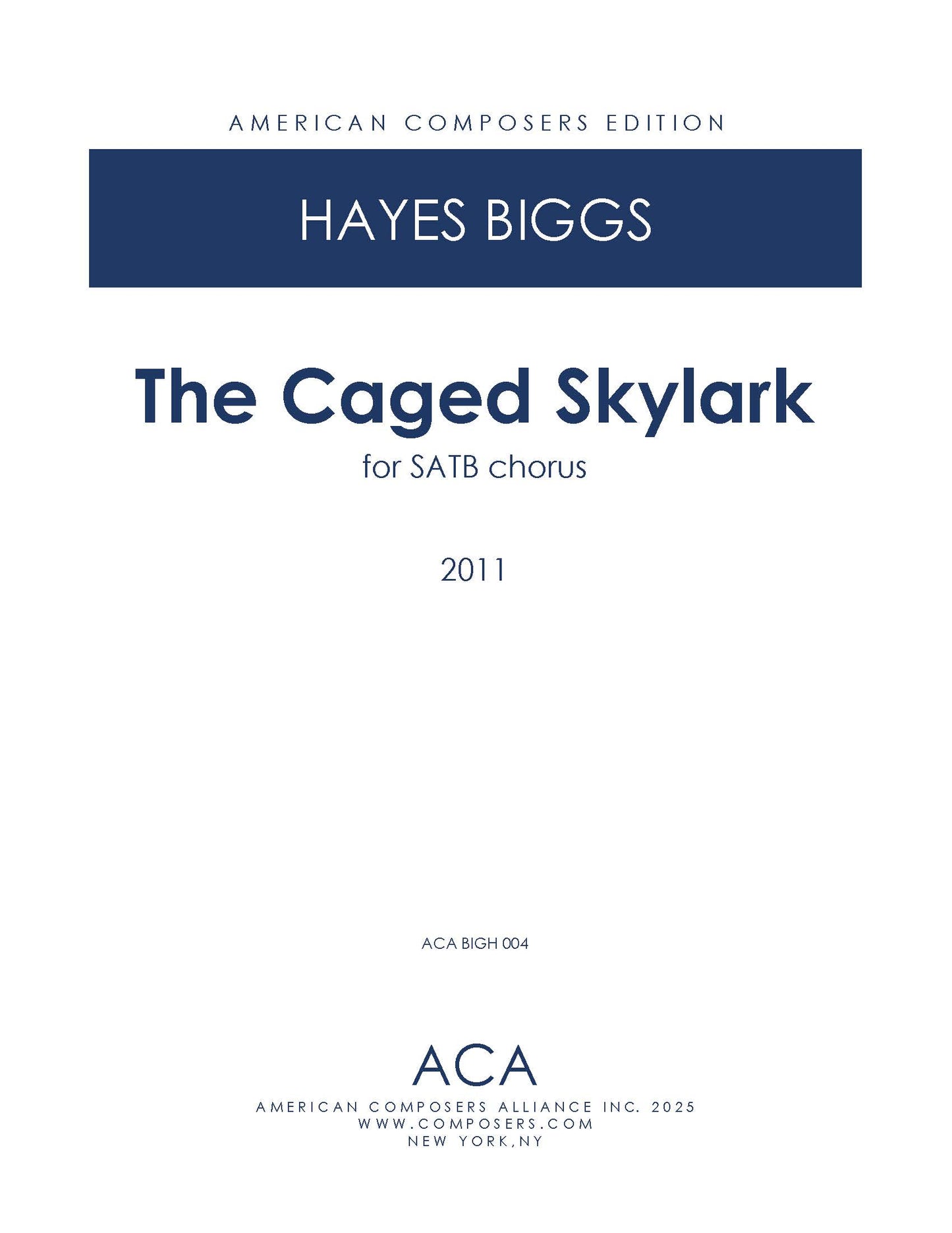 The Caged Skylark