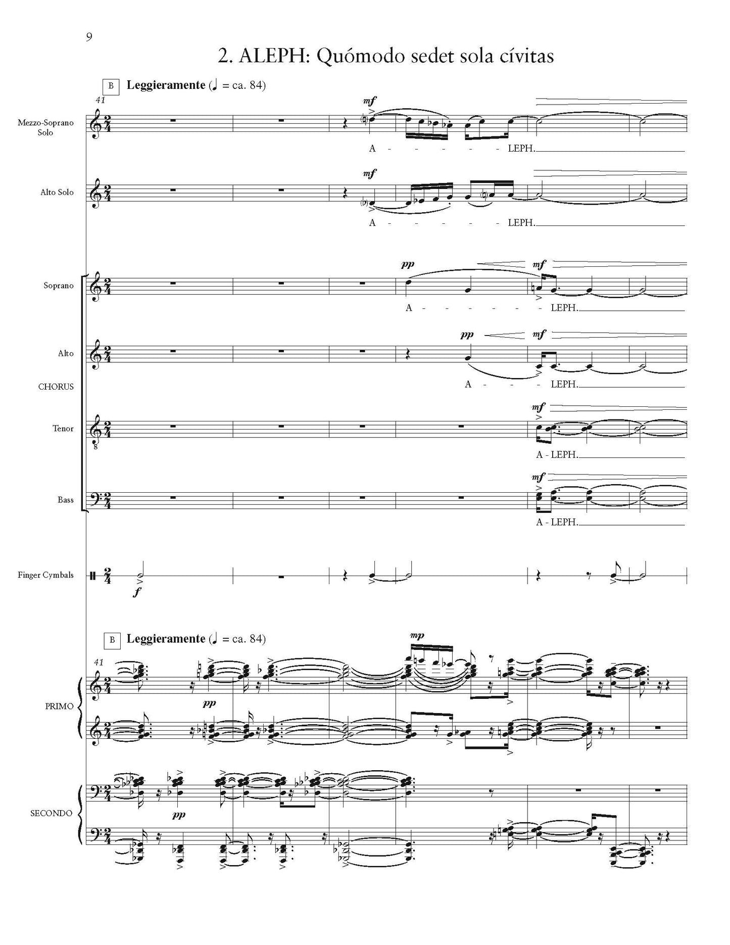 From the Lamentations of Jeremiah the Prophet