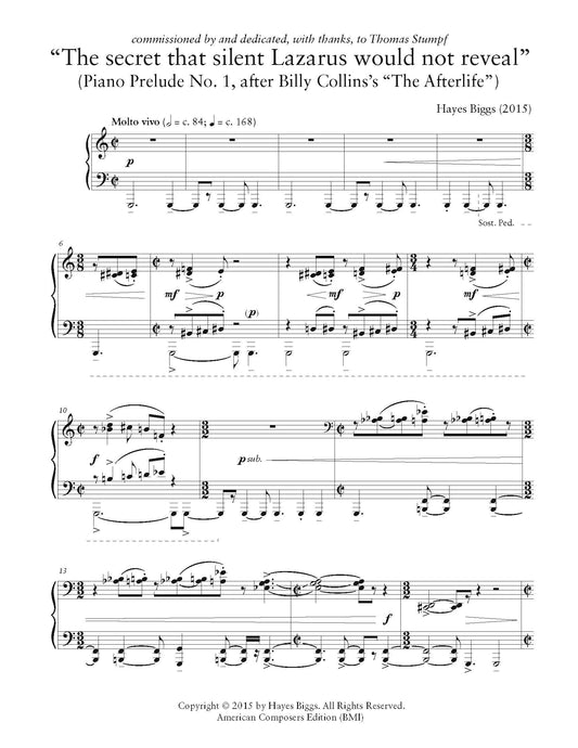 Piano Preludes: Nos. 1-4