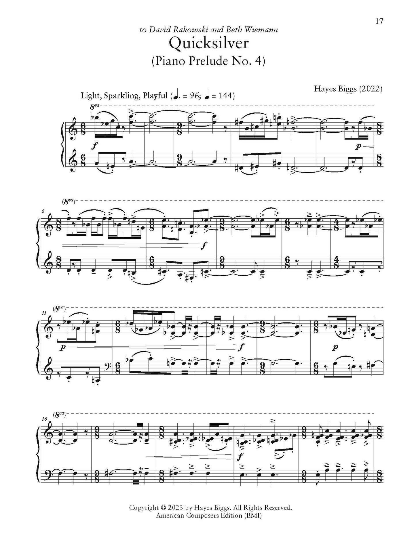 Piano Preludes: Nos. 1-4