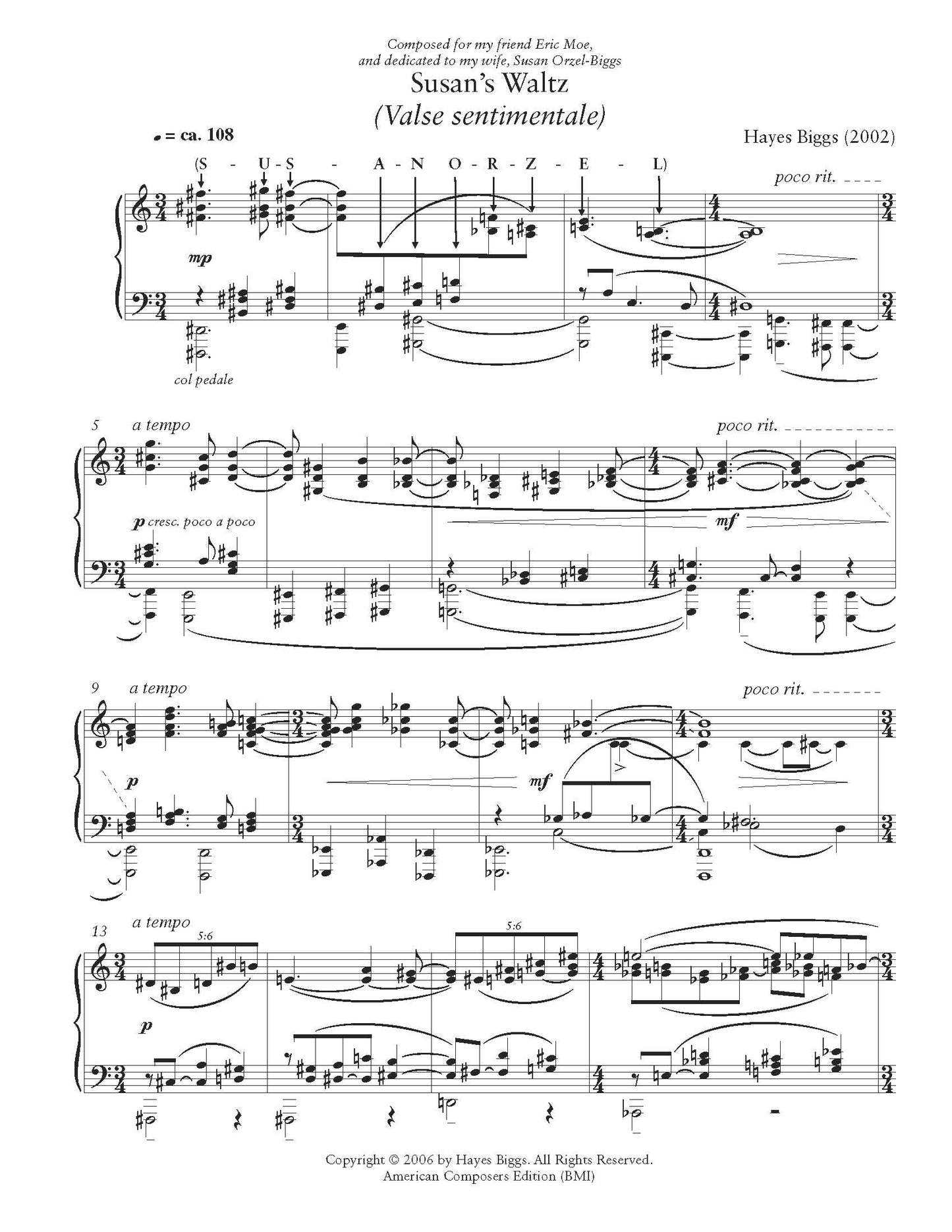 Susan's Waltz