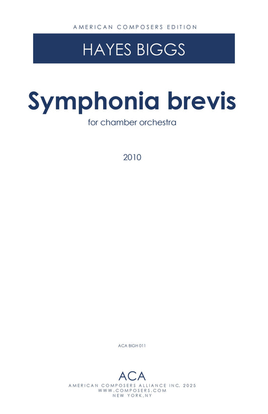 Symphonia brevis