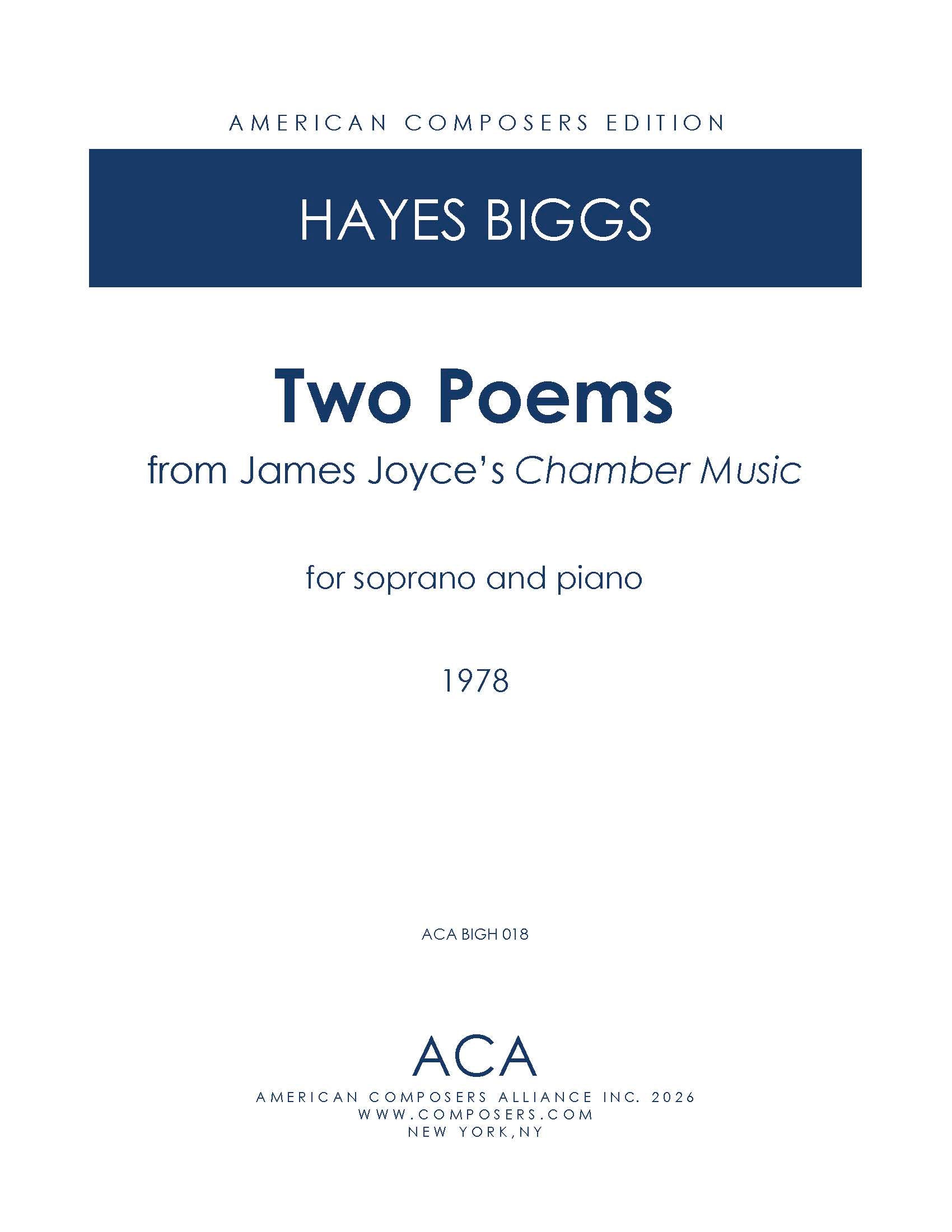 Two Poems from James Joyce's 