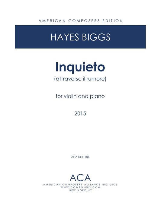 Inquieto (attraverso il rumore)