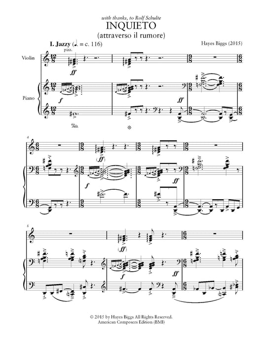 Inquieto (attraverso il rumore)