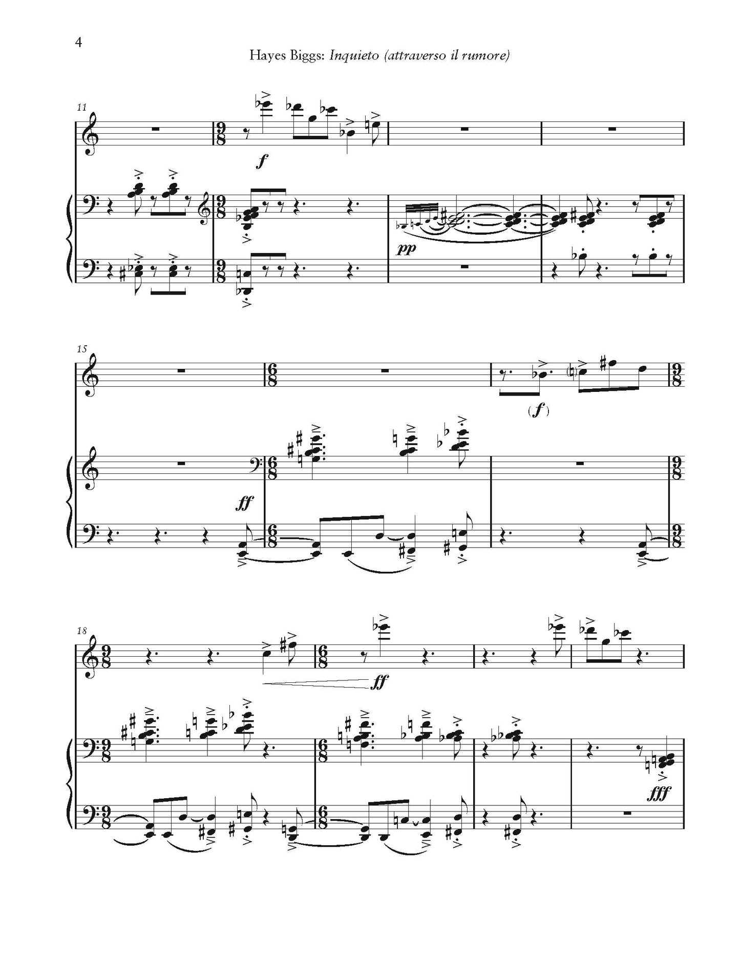 Inquieto (attraverso il rumore)