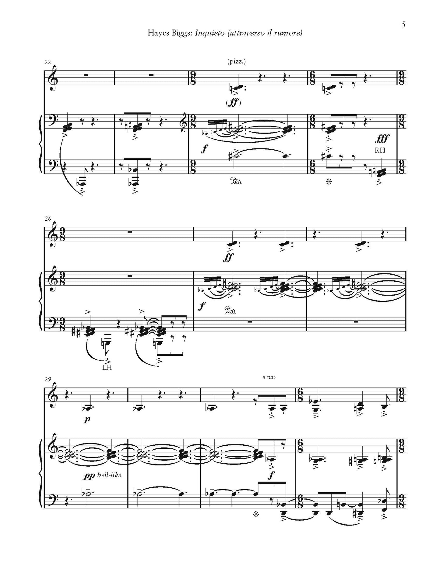 Inquieto (attraverso il rumore)